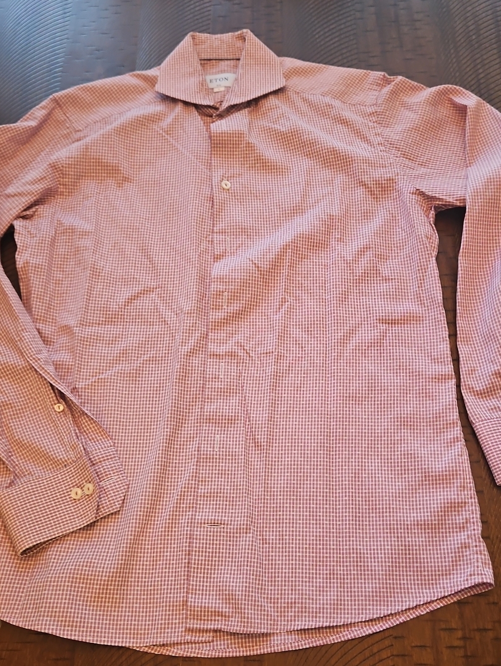 Eton Mens Dress Shirt - Medium - 15- 1/2